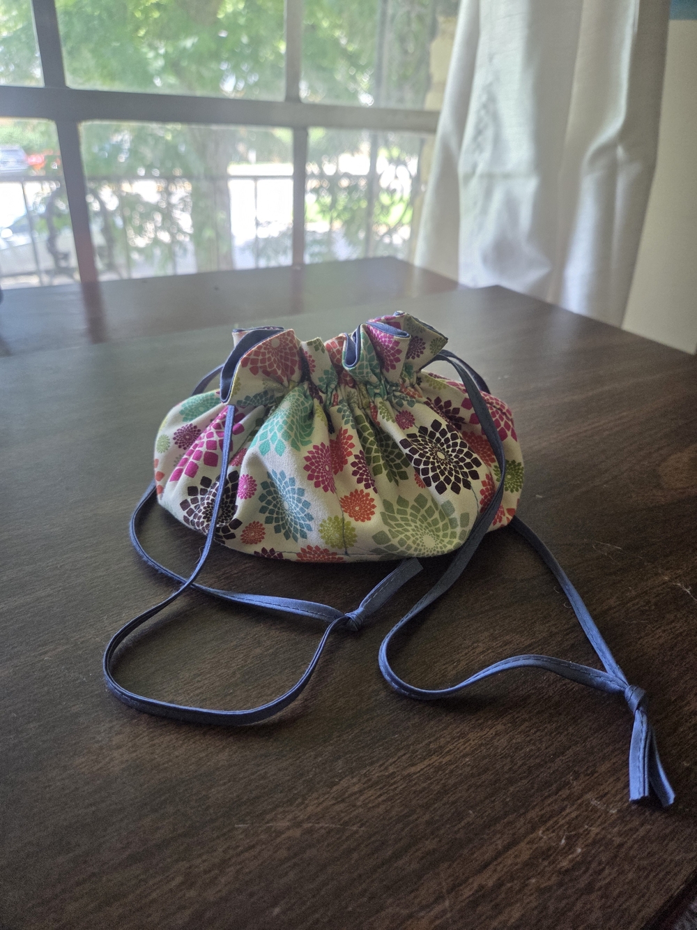 Iota Chic Drawstring Jewelry Organizer, Satin Lined With Eight Internal Pockets